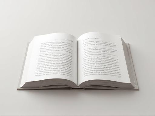 Vista de un libro abierto mostrando el diseño interior de las páginas.